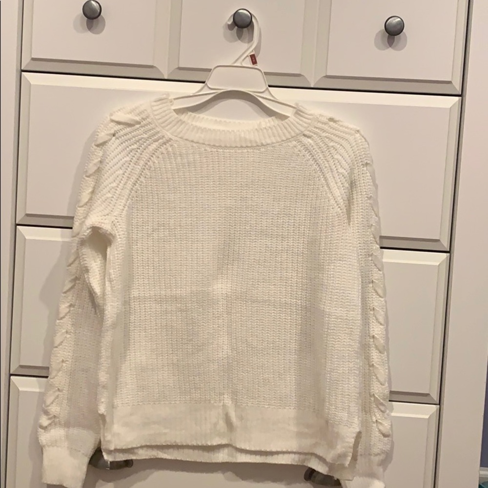 White SO Sweater